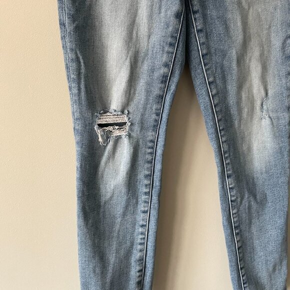 DENIM Forum The Lola High Rsise Skinny Crop Denim Jeans Medium Wash Blue 27 - Picture 6 of 11